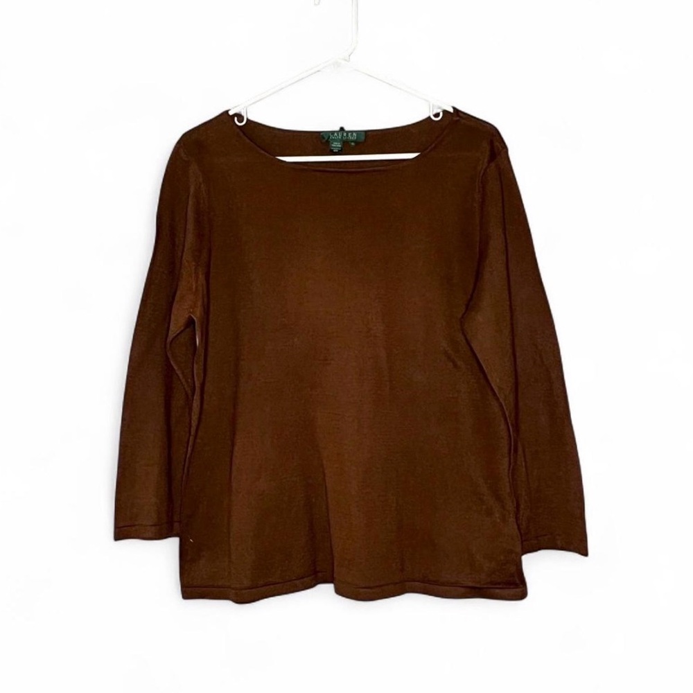 Ralph Lauren Chocolate Knit Sweater